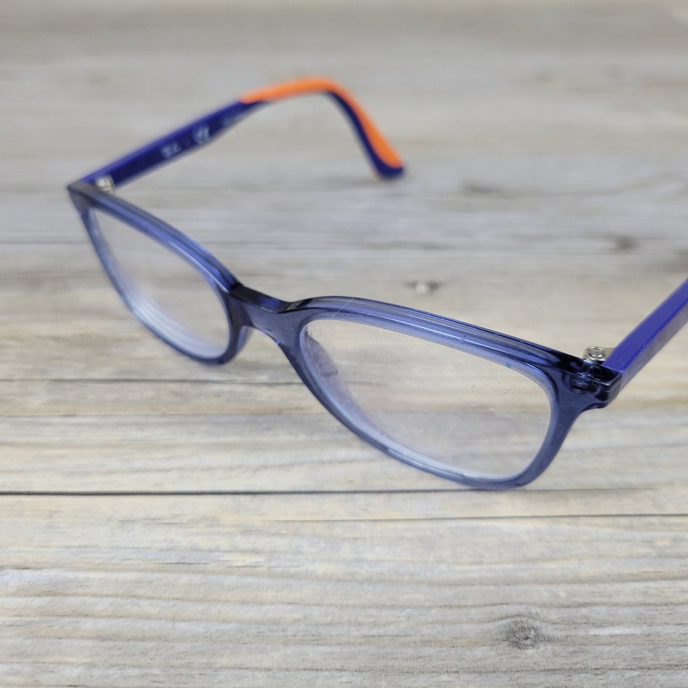 Ray-Ban Eyeglass Frames RB 1586 3775 Blue Orange Kids 47-16-130